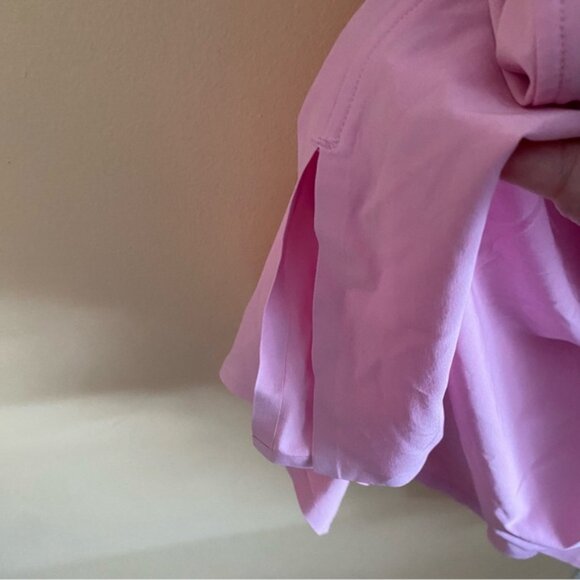 Athleta 2022 Urbanite Dress Woman Large Pink Belted Breathable Office Preppy - Picture 8 of 16